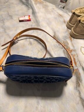 Authentic Coach Jamie Crossbody Camera Bag in Signature  Denim